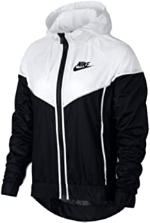 NIKE Womens Windrunner Track Jacket Black/White 883495-011 Size Small