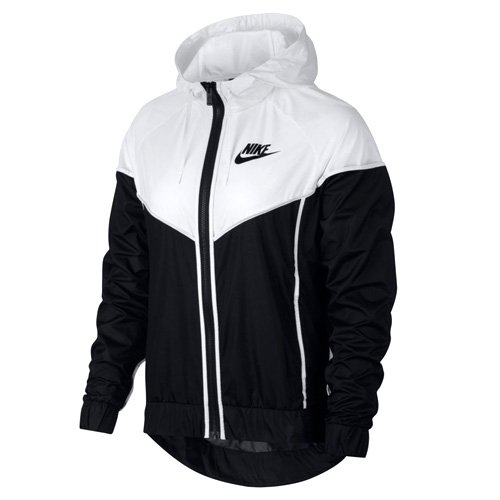 NIKE Womens Windrunner Track Jacket Black/White 883495-011 Size Small