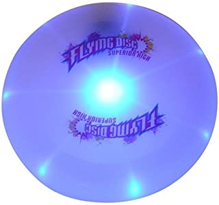 Amjaxan Flying Disc CFTech Ultimate Frisbee LED Light Up Sport Disc