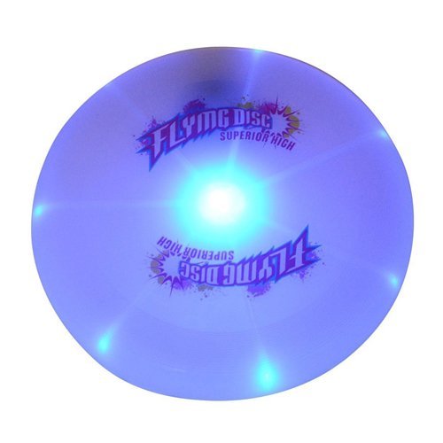 Amjaxan Flying Disc CFTech Ultimate Frisbee LED Light Up Sport Disc