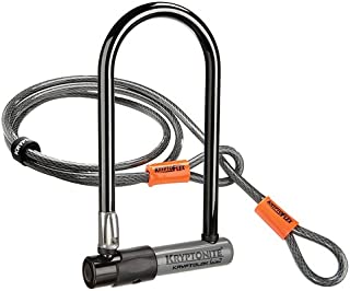 Kryptonite KryptoLok Series 2 Standard Heavy Duty Bicycle U Lock with 4ft Flex Bike Cable