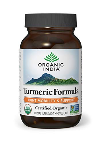 ORGANIC INDIA Natural Turmeric Root Veg Capsules