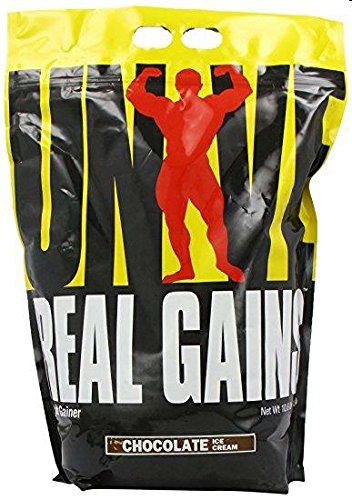 Real Gains Weight Gainer with Complex Carbs and Whey-Micellar Casein Protein Matrix Chocolate 10.6 #