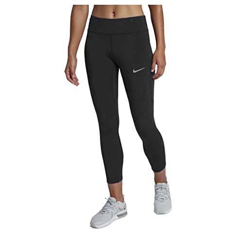 NIKE Women's Power Epic Lux Running Crops Black SM