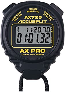 ACCUSPLIT AX725 Dual Line 16 Memory Pro Stopwatch