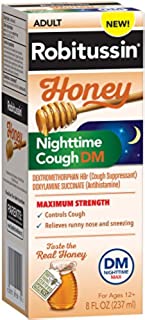 Robitussin Honey Adult Maximum Strength Nighttime Cough DM Max