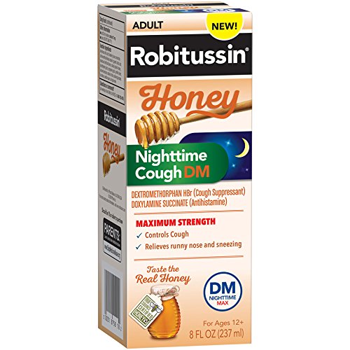 Robitussin Honey Adult Maximum Strength Nighttime Cough DM Max