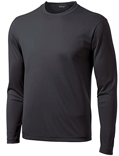 DRI-EQUIP Long Sleeve Moisture Wicking Athletic Shirts