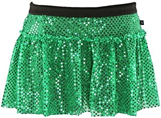 Green Sparkle Running Skirt M