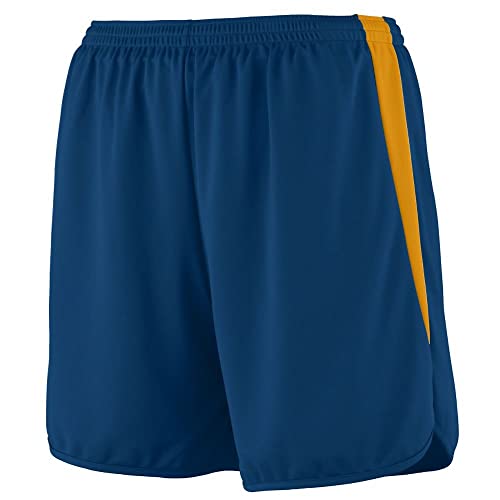 Augusta Sportswear Boys' RAPIDPACE Track Short M Navy/Gold