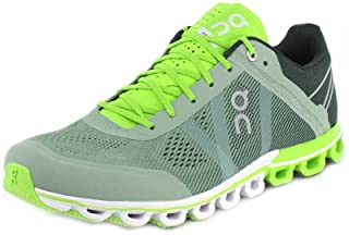 On Running Mens Cloudflow Moss/Lime Running Shoe - 11