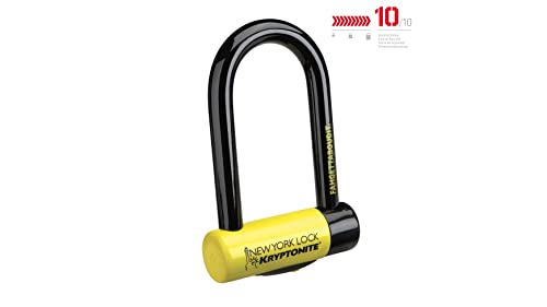 Kryptonite New-U New York Fahgettaboudit Mini Heavy Duty Bicycle U Lock Bike Lock