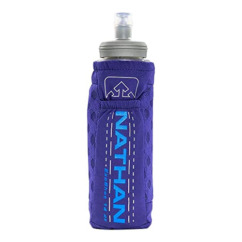 NATHAN Grip Running Soft Flask BPA Free Water Bottle with Pocket