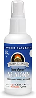 Source Naturals Sleep Science Melatonin NutraSpray Sleep Support