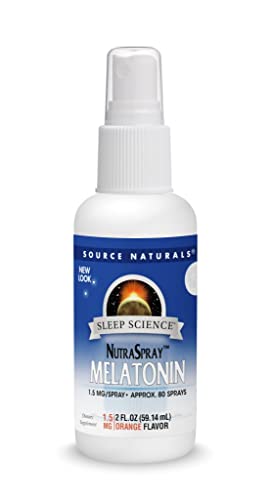 Source Naturals Sleep Science Melatonin NutraSpray Sleep Support