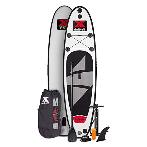 XTERRA Boards - Inflatable 10' Stand Up Paddle Board Bundle - Premium SUP Package