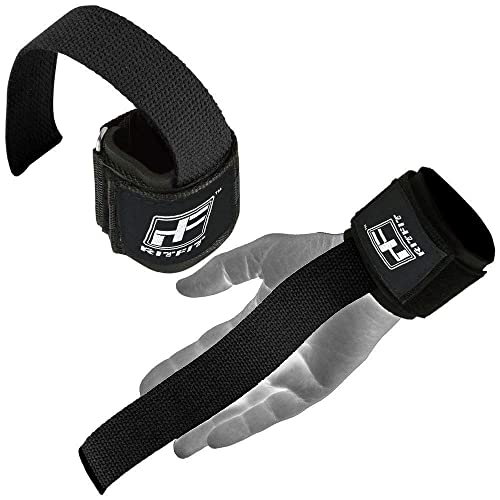 RitFit Lifting Straps + Wrist Protector for Weightlifting