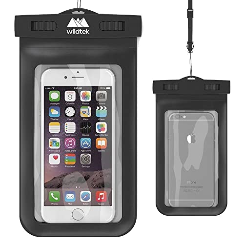 Wildtek Premium Universal Waterproof Cell Phone Case - Black