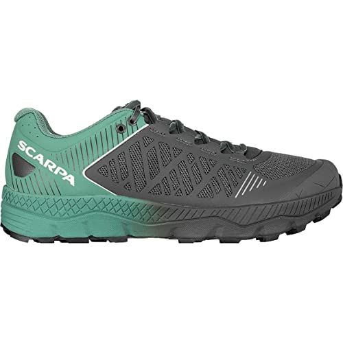 SCARPA Spin Ultra Running Shoe - Men's Iron/Deep Sea 43.5