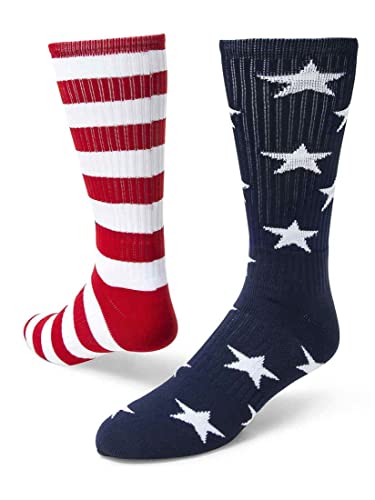 Red Lion Freedom Mismatched Crew Socks