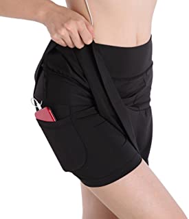 EAST HONG Women's Fitness Movement Short Skirt Lightweight Running Short Skirt