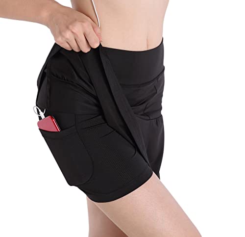 EAST HONG Women's Fitness Movement Short Skirt Lightweight Running Short Skirt