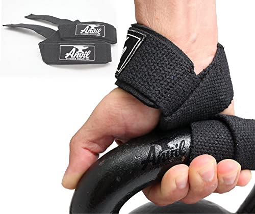 Anvil Fitness Lifting Straps - Weightlifting Hand Bar Wrist Support Hook Wraps