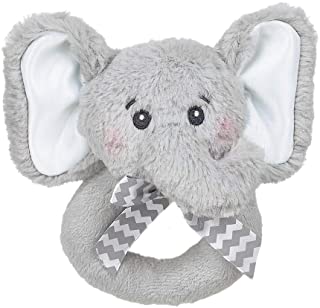 Bearington Baby Lil' Spout Elephant Plush Ring