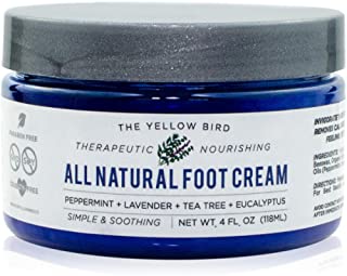 All Natural Antifungal Foot Cream. Moisturizing Organic Relief for Dry Cracked Heels