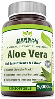 Herbal Secrets Aloe Vera Natural Dietary Supplements