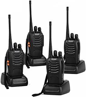 Ansoko Long Range Walkie Talkies Rechargeable Two Way Radios FRS/GMRS 16-Channel UHF 2-Way Radio for Adults