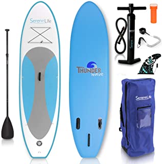 SereneLife Inflatable Stand Up Paddle Board