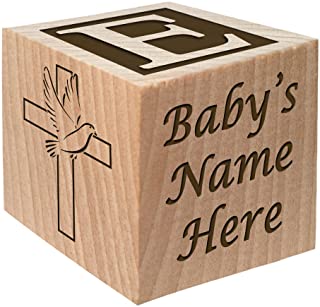 Glitzby Personalized Baby Block