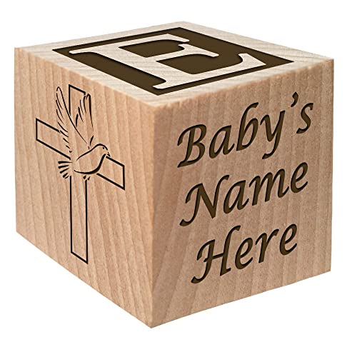 Glitzby Personalized Baby Block