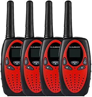 FLOUREON 4 Packs Walkie Talkies Two Way Radios 22 Channel 3000M