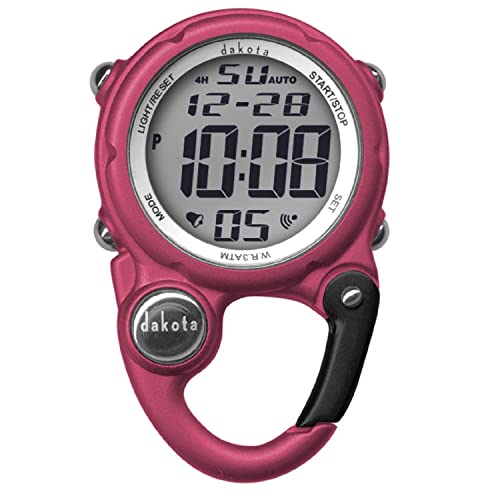 Dakota Digital Clip Mini Watch - Water Resistant - Pink