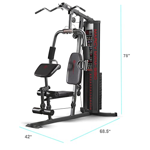 Marcy 150-lb Multifunctional Home Gym Station for Total Body Training MWM-990