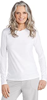 Coolibar UPF 50+ Women's V-Neck T-shirt - Sun Protective