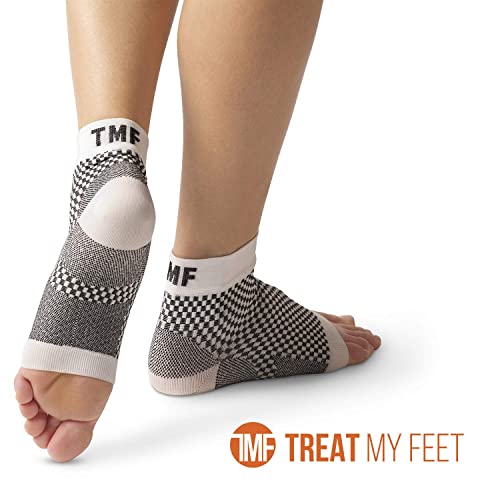 Plantar Fasciitis Socks by Treat My Feet  Ankle Compression Sock Improves Blood Circulation