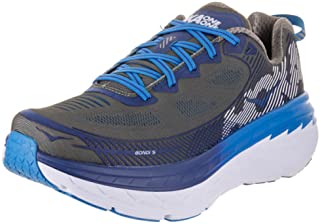 HOKA ONE ONE Men's Bondi 5 Running Shoe Charcoal Grey/True Blue Size 9 M US