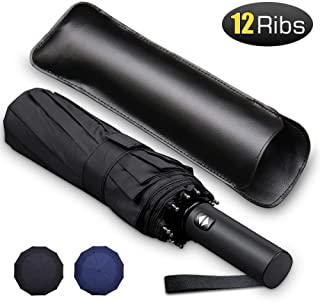 Bodyguard 12 Ribs Windproof Travel Umbrella with Teflon Canopy