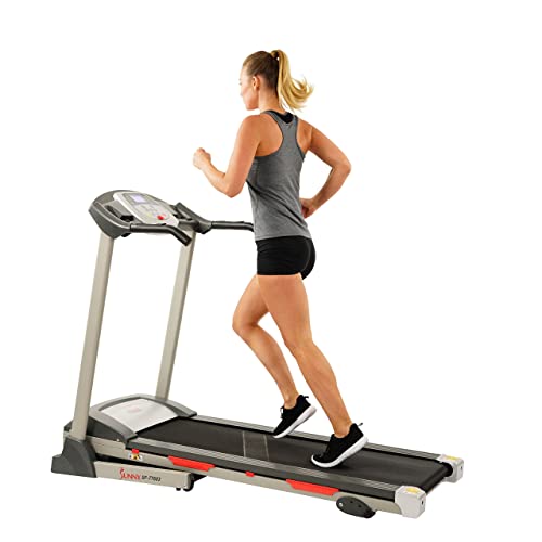Sunny Health & Fitness SF-T7603 Electric Treadmill w/ 9 Programs