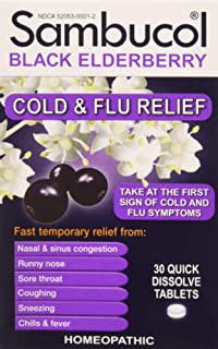 SAMBUCOL BLACK ELDERBERRY COLD & FLU