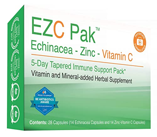 EZC Pak 5 Day Immune Support Boost For Cold and Flu - Echinacea