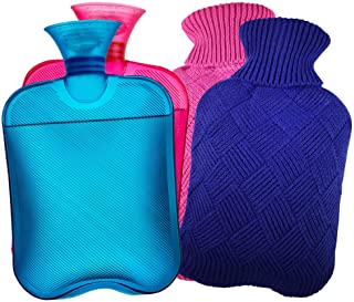 AZMED Hot Water Bottle with Cover