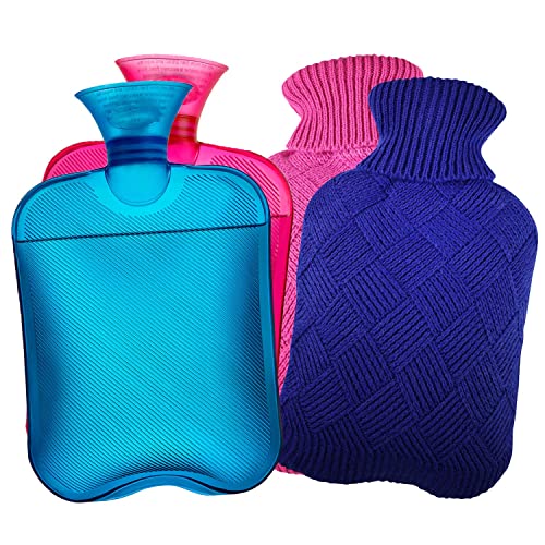 AZMED Hot Water Bottle with Cover