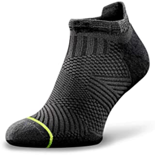 Rockay Accelerate Anti-Blister Running Socks for Men and Women Organic Merino Wool & Compression Arch