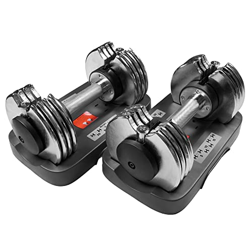 Bayou Fitness Adjustable Dumbbells 5-25 lb