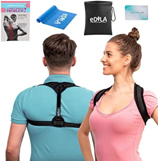 Posture Corrector Brace for Women Men and Kids - Wearable Underclothes & Adjustable Clavicle Support Upper Back Neck Pain Relief - Shoulder Hunch Back Postural Correction