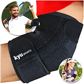 KYUSport Adjustable Neoprene Tennis Golfers Elbow Brace Wrap Arm Support Strap Band